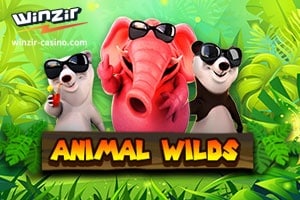 Damhin ang mga cool na hayop kabilang ang mga panda, elepante, polar bear, buwaya at giraffe sa pamamagitan ng larong Animal Wilds na ibinigay ng WinZir online casino.