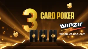 Kapag may nagsabi ng poker, naiisip agad ng karamihan ng mga tao ang mga larong nilalaro kasama ng ibang mga kalahok sa WinZir. Gayunpaman, mayroong ilang mga pagkakaiba-iba ng poker laban sa casino kung saan hindi mo kailangang talunin ang ibang mga manlalaro. Ang tanging layunin mo ay talunin ang dealer. Isa sa mga pinakasikat na variation ay ang 3 Card Poker.